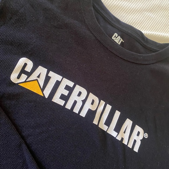 Caterpillar Men’s Black Logo T-Shirt - Picture 1 of 3